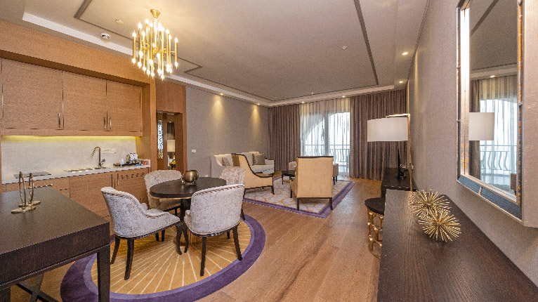 Tek Yatak Odalı Süit Salon